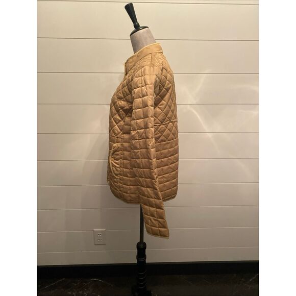 Rebecca Minkoff Tan Diamond Quilted Short Jacket, M, NWT $228.00 - Picture 6 of 10